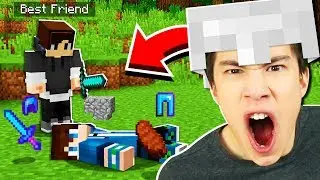 Did my BEST FRIEND just KILL ME in Survival Minecraft?! (EP2)