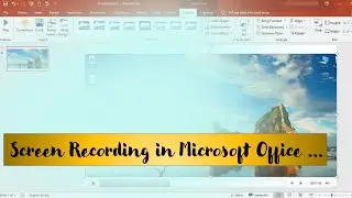 Free Screen Recording in PowerPoint... (Less Known Feature)