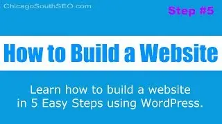 How to Build a Website: Create Pages and Links in WordPress - Step 5B