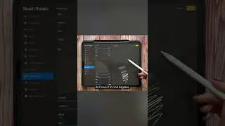 Tilt in Apple Pencil Settings #shorts #applepencil #procreate