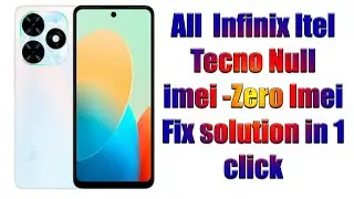 Tecno Spark 2024 (bg6) Imei Repair - All Tecno Infnix Itel Imei Repair Solutions