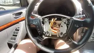 Как снять руль с Toyota avensis