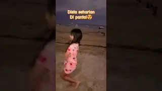 DISTA SEHARIAN DI PANTAi😍!! #viralvideo #trending