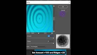 How to create water ripple effect in Photoshop #shots #photoshop