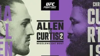 UFC VEGAS 90 LIVESTREAM ALLEN VS CURTIS 2 FULL FIGHT NIGHT COMPANION & PLAY BY PLAY