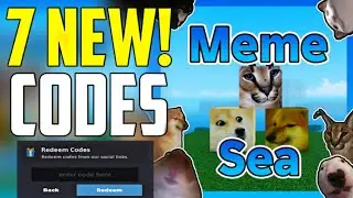 *NEW* ALL WORKING CODES FOR MEME SEA IN NOVEMBER 2024! ROBLOX MEME SEA CODES