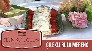 Selin Kutucular ile Çilekli Rulo Mereng