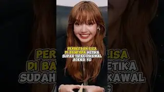 Perbedaan Lisa BLACKPINK di Bandara ketika sudah tidak dikawal Agensi YG 