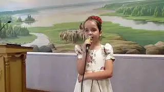 Красивое пение девочки Милены: 