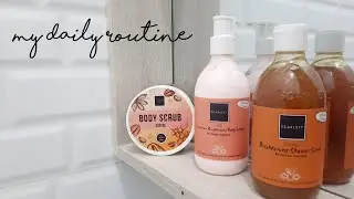 DAILY ROUTINE WITH BODYCARE SCARLETT WHITENING COFFEE ☕🧴
