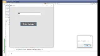 Visual Programing C# | How to add Text Box and take output.
