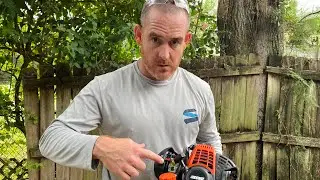 Quickly Unflood A String Trimmer Using No Tools! Flooded engine Won't start, Try This