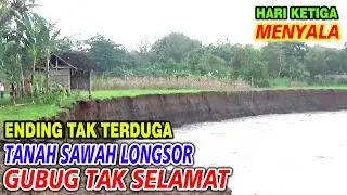 LONGSOR..!! GUBUG ROBOH HANYUT DITERJANG DERASNYA AIR DAM PROGO JEBOL DI JEMBATAN SRANDAKAN 2