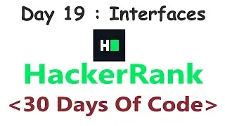 HackerRank 30 Days of Code c++ | Day 19 : Interfaces | 2020