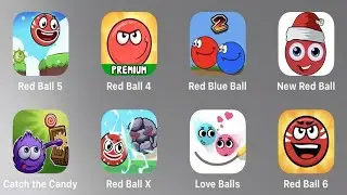 Red Ball 5,Red Ball 4,Red Blue Ball,New Red Ball,Catch The Candy,Red Ball X,Love Balls,Red Ball 6