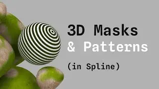 How to Create 3D Layer Masks and Patterns with Spline