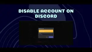Disable Discord Account
