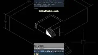 Making Step in Isometric #autocad #cadcareer #reels #caddrawing #autocadtips #autocadreels