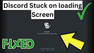 How to fix discord stuck on loading screen | Stuck on Grey Screen 2024