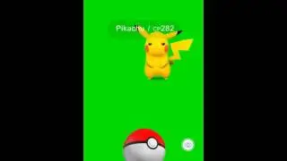 Pokemon Go (mobile phone version) - GreenScreen