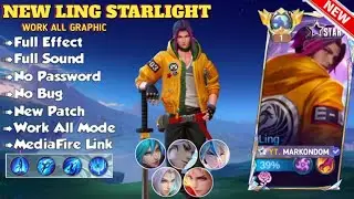 OPTIMIZED - Script Skin Ling Starlight Revamp No Password | Full Effect Voice | Update Patch Terbaru