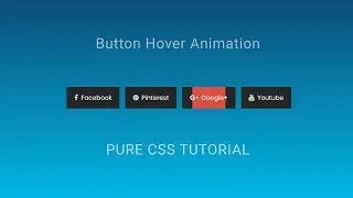 CSS button hover animation | Creative button hover Animation Effects