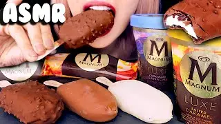 ASMR Magnum LUXE Ice Cream Party Mukbang 먹방 Eating Sounds