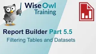 SSRS Report Builder Part 5.5 - Filtering Tables and Datasets