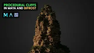 Procedural cliffs in Maya