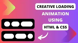 Creative CSS Loading Animation Effects | CSS Animation Project | HTML CSS Project | Web Development