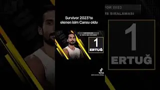 Survivor 2023 Sms Sıralaması ~ 18.Hafta ~ Elenen isim Cansu oldu