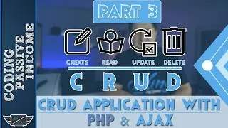 PHP Ajax CRUD Application Tutorial - MySQL & Bootstrap & jQuery DataTables  [Part 3]