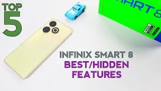 Infinix Smart 8 Top 5 Best/Hidden Features - Tips And Tricks Of Smart 8