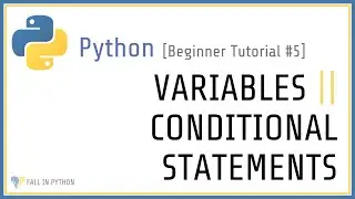 Beginner Python Tutorial #5 - Variables and Conditional Statements Exercise