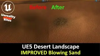 Unreal Engine 5 - IMPROVED Blowing Desert Sand