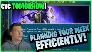 Fragment Champ SOON! CvC, Forge Pass, WEEKLY KICKOFF! | RAID Shadow Legends