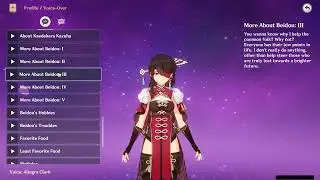 BEIDOU ALL VOICE LINES (ENGLISH)