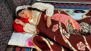 Daily routin girl| village girl life|  village life iran| Local village Breakfast| village morning