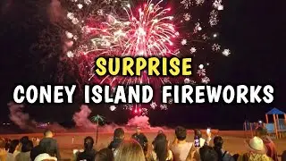 🎆  Surprise CONEY ISLAND FIREWORKS Brooklyn New York LIVE September 7, 2024