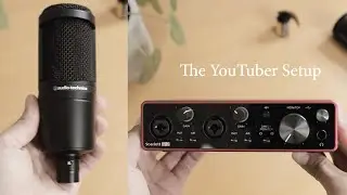 Audio-Technica AT2020 Amazon Kit + Focusrite Scarlett 2i2 (3rd). Setup & Accessories | October 2021