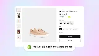 How to set up Aurora's Product Siblings block