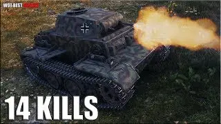 Два боя по 14 фрагов на ДЖЕДАЕ ✳️ World of Tanks Pz.Kpfw. II Ausf. J