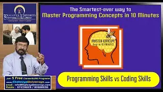 Programming Skills vs Coding Skills - Master a Concept Just in 10 Minutes