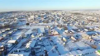 Пестрецы (Питрәч), Татарстан. Аэросъемка.