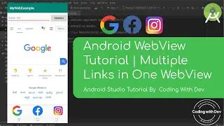 Android WebView Tutorial | Multiple Links in One WebView | webview android studio | Android Studio