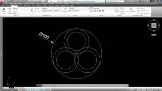 AutoCAD Tutorial   Draw circle and arc Exercise #2