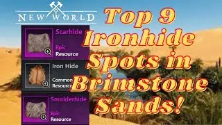 Top 9 Iron Hide Spots in Brimstone Sands. New World MMORPG! Great gold per hour!