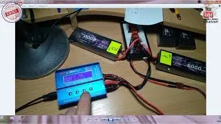 Bateria HRB lipo Батарея 2S 7.4В 6000 мАч 60C 🔋▶️ ТЕСТ