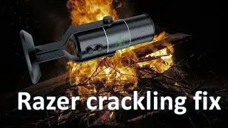 Razer Seiren microphone crackling noise fix