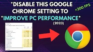 DISABLE THIS GOOGLE CHROME SETTING TO IMPROVE PC PERFORMANCE AND FPS (RESPONSIVE PC)